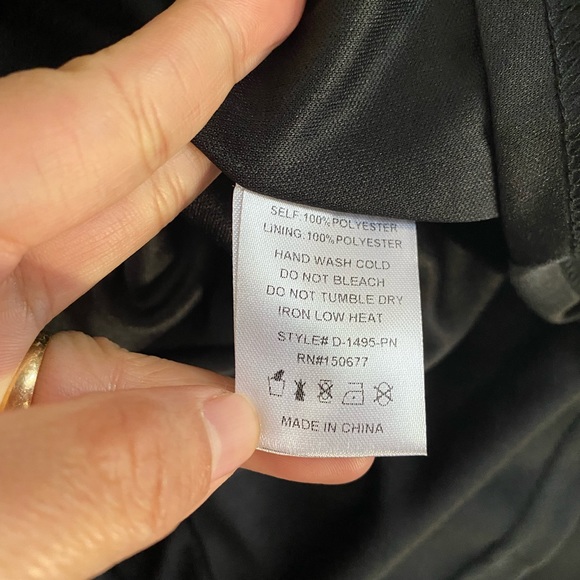 ONE ONE SIX black and white Wrap Midi dress; size small - Picture 6 of 6